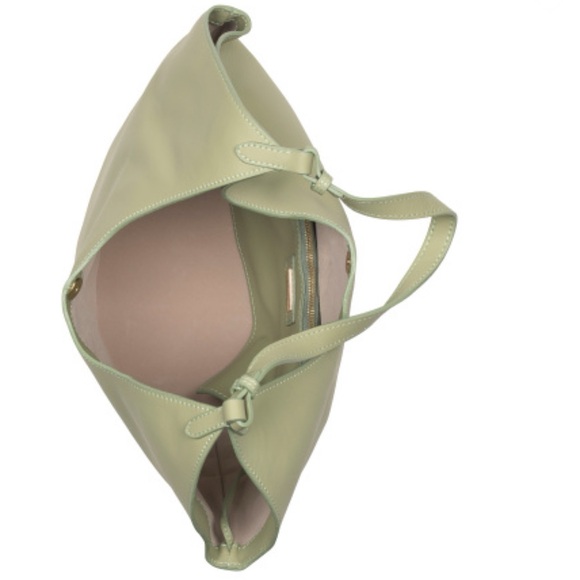 VIOLA CASTELLANI Made in Italy Oval Bottom Hobo Bag - Leather - Picture 3 of 5